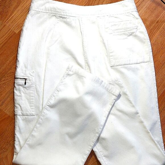 St John's Bay Winter White Corduroy Pants - Picture 6 of 10